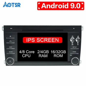 

Android 9.0 8 core Car DVD CD player GPS Navigation For Porsche Cayenne 2003-2010 Multimedia system radio Auto radio Stereo