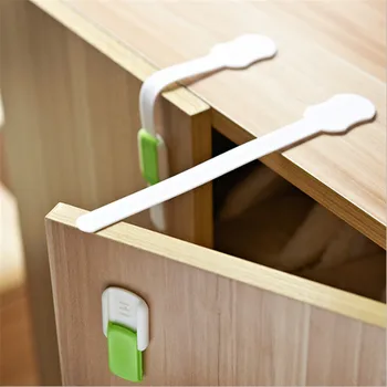 

High Quality Baby Cabinet Locks Safety Protection For Children Security Straps Kid Drawer Child Long Lock Wardrobe Refrigerators