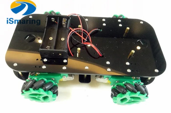

Official iSmaring Chassis of smart car chassis for Omni trolley chassisfrom DIY Crawler Tracked Model Ro Robot Smart Car Kits Bl
