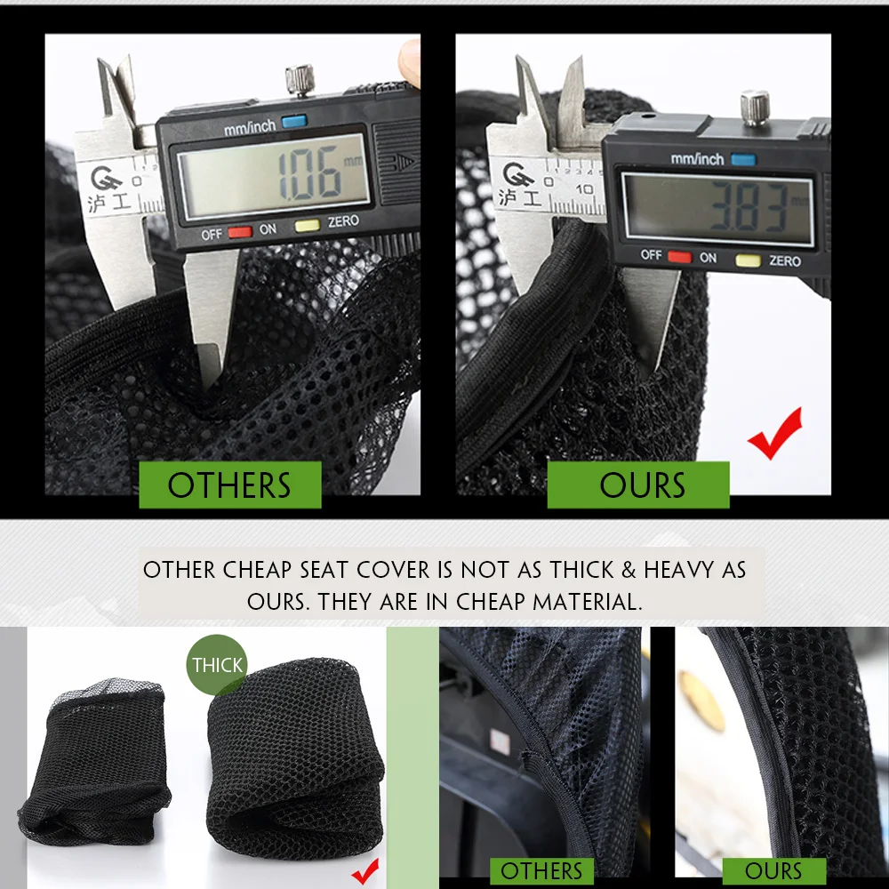 Motorcycle Seat Cover Waterproof Heat Shield Cooling Summber Motorbike Scooter Accessory M/L/XL for Honda Ducati Aprilia KTM -