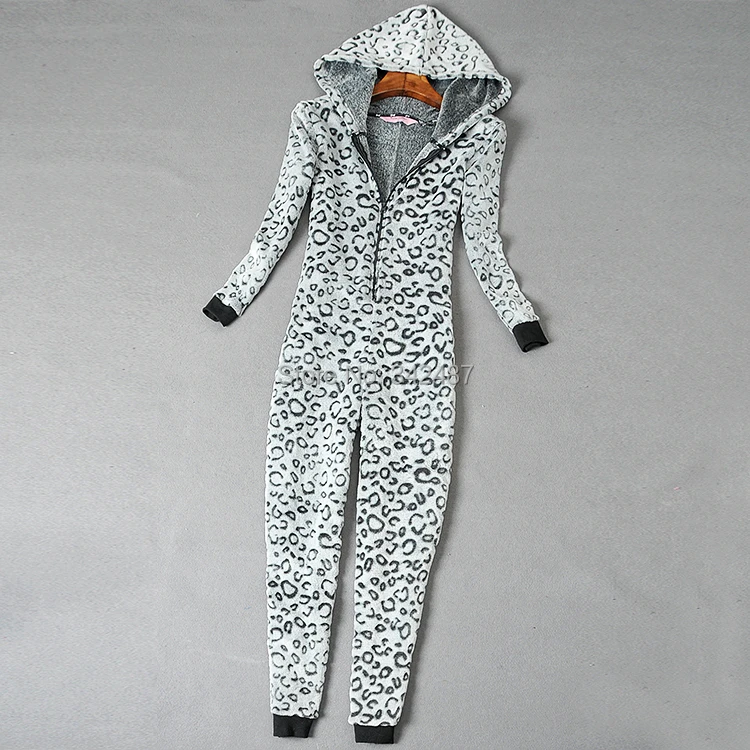 

Cool!!!Unisex leopard Adult Onesie Pyjamas S-XL