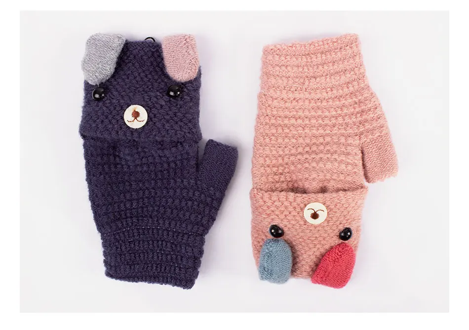 MOLIXINYU/Детские перчатки; детские варежки; Детские аксессуары; перчатки для малышей; утепленные Лоскутные теплые зимние перчатки для малышей
