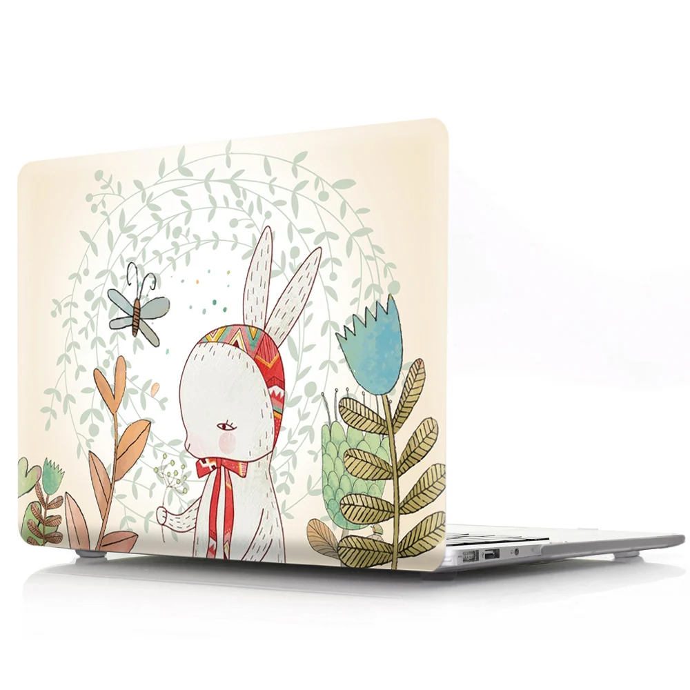 Lovely Cat Coque for Macbook Air Retina Pro 11 13 15 2018 2017 Case Cartoon Hard Case for Macbook A1932 A1989 A1990 Touch Ba (2)