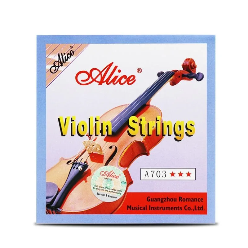 

A703 individually packaged violin strings set rust-proof corrosion-resistant string violin playing German silver winding process