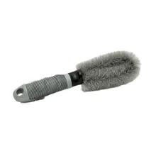 Автомобильная щетка для ступицы колеса стальное кольцо прямая головка Чистка мягкая шерсть аксессуары для автомобиля полировщик запчасти