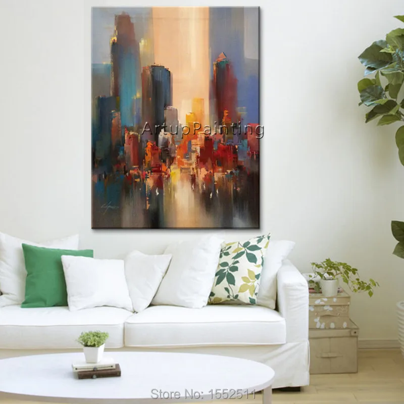 Aliexpress.com : Buy Paris City Painting Home Decor Home Decoration Oil