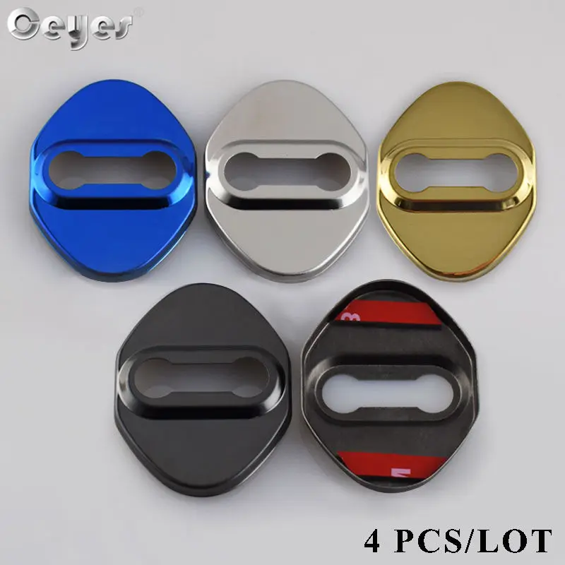 Ceyes سيارة الباب قفل أغطية حماية Oem ملصقا ل مازدا 2 3 5 6 CX-5 CX-9 Cx3 Cx 5 CX7 MS سيارة التصميم السيارات اكسسوارات الديكور
