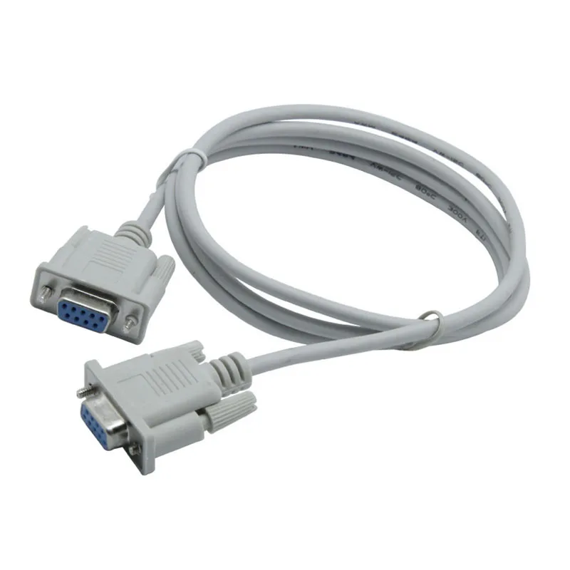 9 контактный разъем DB9F к DB9 последовательный кабель для модема RS232 в USB удлинитель