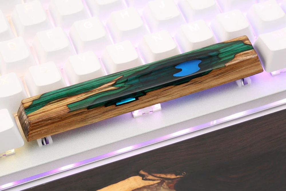 Молот LAGOON OASIS ARTISAN SPACEBAR 6.25u смола и дерево совместимы со стеблями Cherry MX для 87 tkl 104 ansi poker