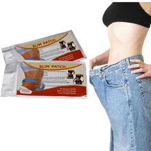 100 шт = 5 упак./лот здоровые Пластыри для похудения продукты антицеллюлитный пупок липкая наклейка