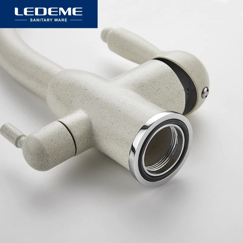  LEDEME Kitchen Faucets Swivel Drinking 360 Degree Rotation with Water Purification Features Double  - 32853800425