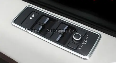 Для Land Rover Discovery 5 lr5 автомобиль-Стайлинг ABS Матовый хром окна кнопку лифта Рамки крышки отделки авто аксессуар 4 шт
