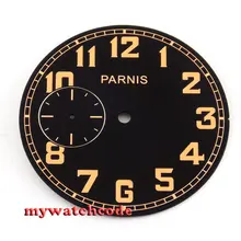 40,6 мм черный циферблат orange numerbs fit 6497 Движение mes часы D46