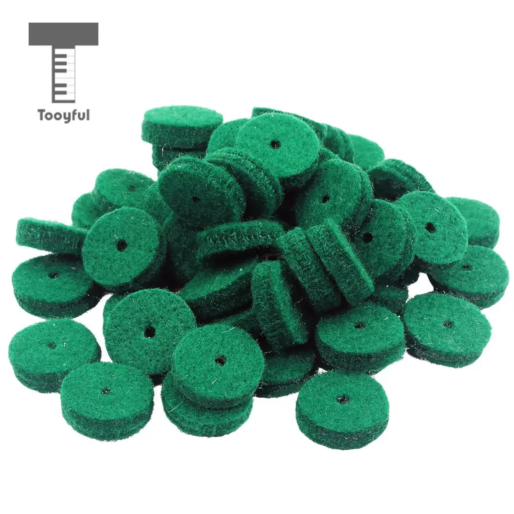 Tooyful 90Pcs Wool Piano Punchings & Felts Key Bed Set Front & Balance Rail 7mm/0.28inch Piano Repair Replacement Parts