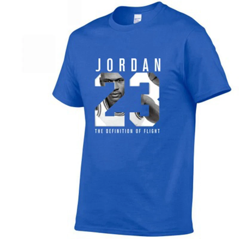 

2019 new brand T-shirt men's new fashion printing letters jordan 23 round neck T-shirt men's short-sleeved T-shirt hip-hop