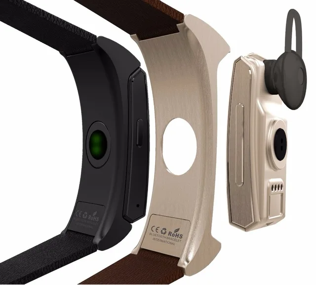 

Original Uwatch U20 Umini Smart Bracelet watch + Earphone / headset MTK2502 Heart Rate Monitor Bluetooth Fitness Tracker