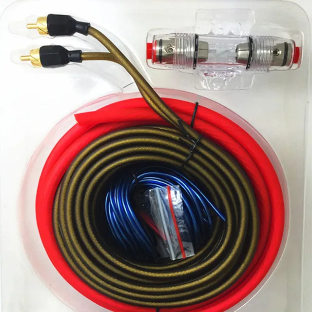 Best Price High quality Subwoofer Amplifier Wiring With AGU FUSE Car Audio AMP Power Cable 10GA 1500W Best Price High quality Subwoofer Amplifier Wiring With AGU FUSE Car Audio AMP Power Cable 10GA 1500W