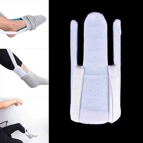 

Terry Cloth Dressing Sock Stocking Aid Puller Assit Disabilty Aid Helper