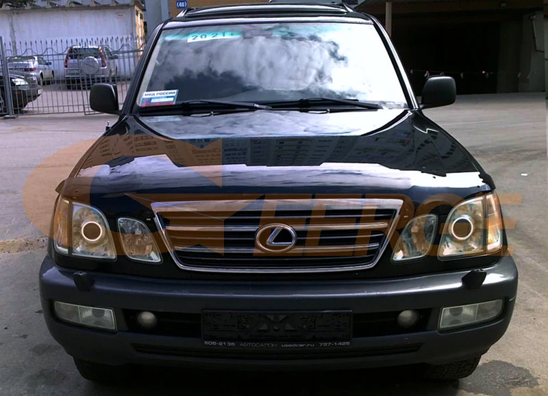 Для Lexus LX470 2003 2004 2005 2006 2007 smd комплект светодиодов «глаза ангела» отличное Ультра яркое освещение DRL