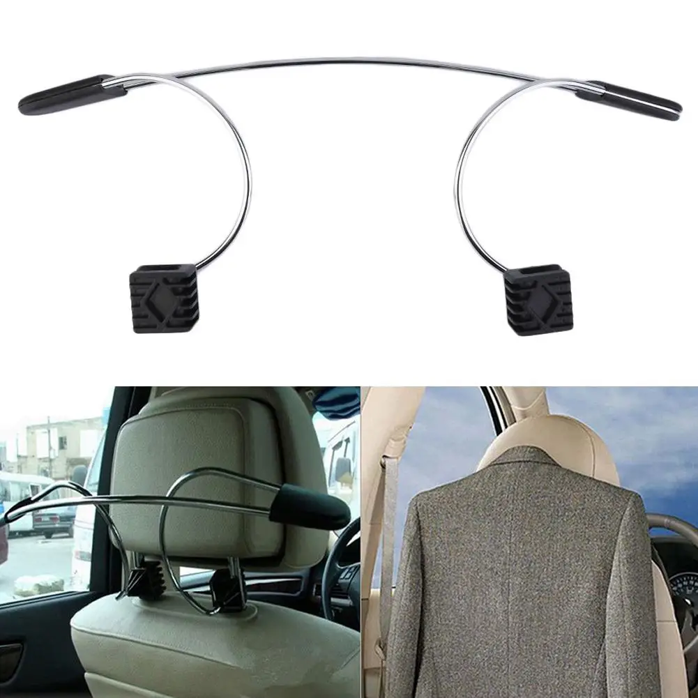 Auto Car Seat Headrest Clothes Coat Jacket Suit Stainless Metal Hanger