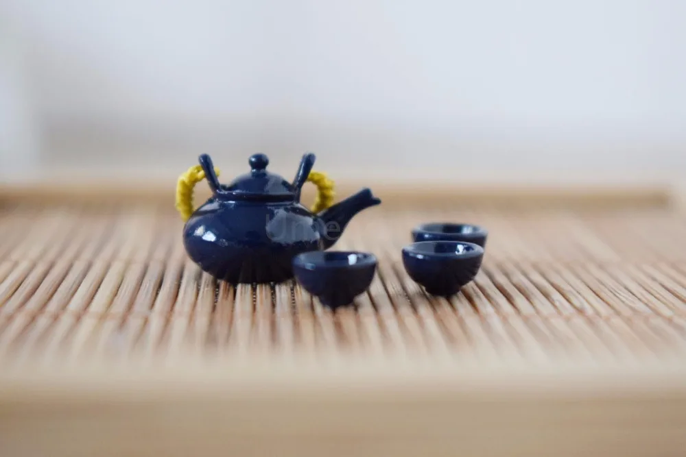 1/12 милый мини китайский стиль кукольный домик чайная чашка ролевые игровой кухонный набор