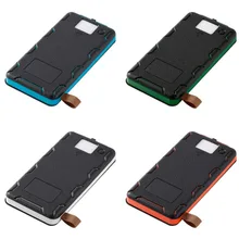 Wopow Folding Solar Power Bank 20000mAh 7W Rechargeable Solar Charger Dual USB phone Battery charger quick Charge Power bank