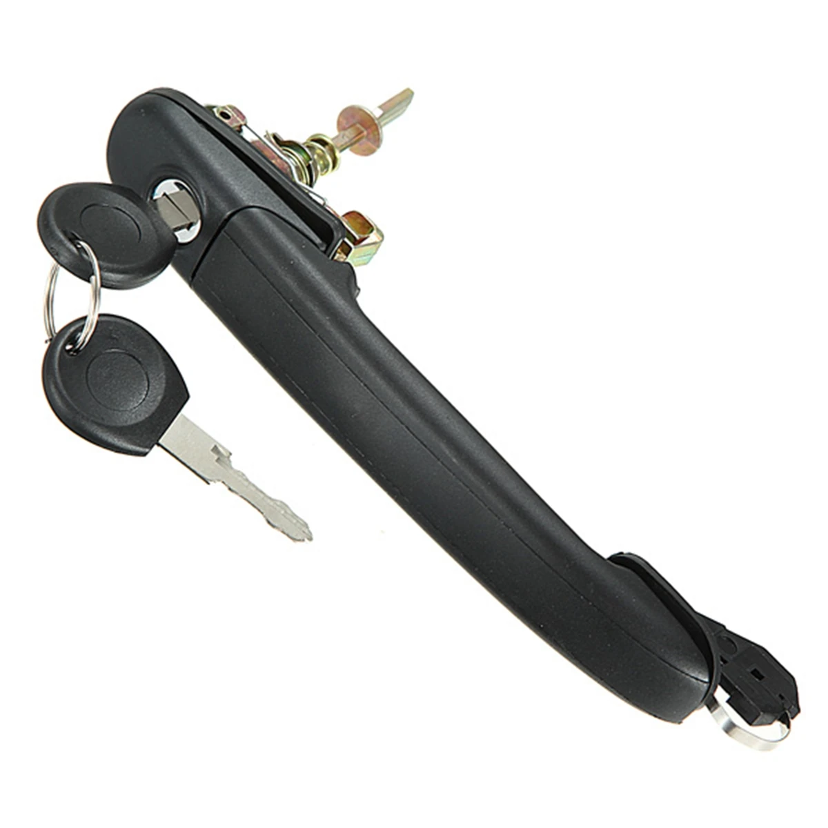 

Front Door Handle WIith Keys Right Driver Side Lock Barrel for VW Polo for Ford MK4 6N1