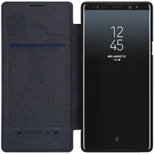 Чехол для samsung Galaxy Note 9 NILLKIN Qin Series, флип-чехол, чехол для samsung Note 9 Note9, флип-книжка из искусственной кожи чехол