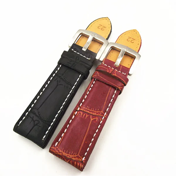1 шт. ремешок из ПУ кожи для наручных часов 18 мм 20 22 24 26 28 30 мм|watch band bracelet|watch materialswatch