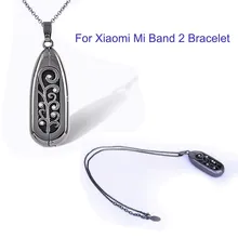 Ожерелье из нержавеющей стали кулон фитнес-монитор сна для Xiaomi Mi Группа 2 браслет из нержавеющей стали кулон A.6