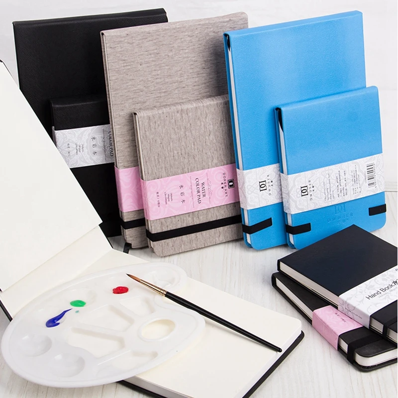 Professional Watercolor Paper Book Pad Hand Painted Water Book for Artist Student Art Supplies