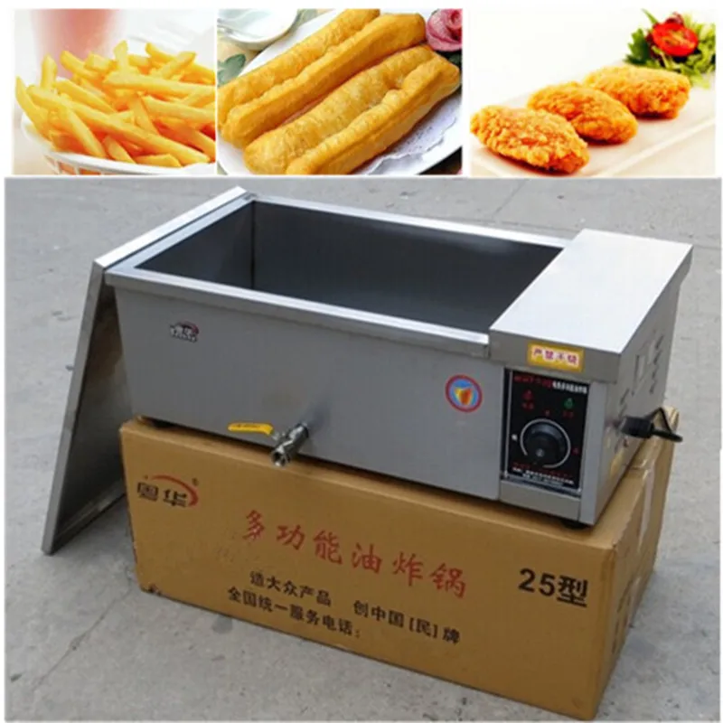 Automatic 1 tank tornado potato deep frying machine commercial