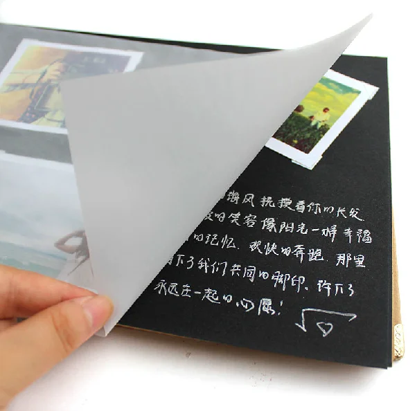 Diy photo album every sheet paper vegetable parchment paper 10inch