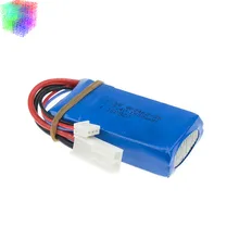 10 шт. Lipo батарея 7,4 v 2s 1500mAh батареи для Feilun FT009 2,4G RC гоночный катер запасные части