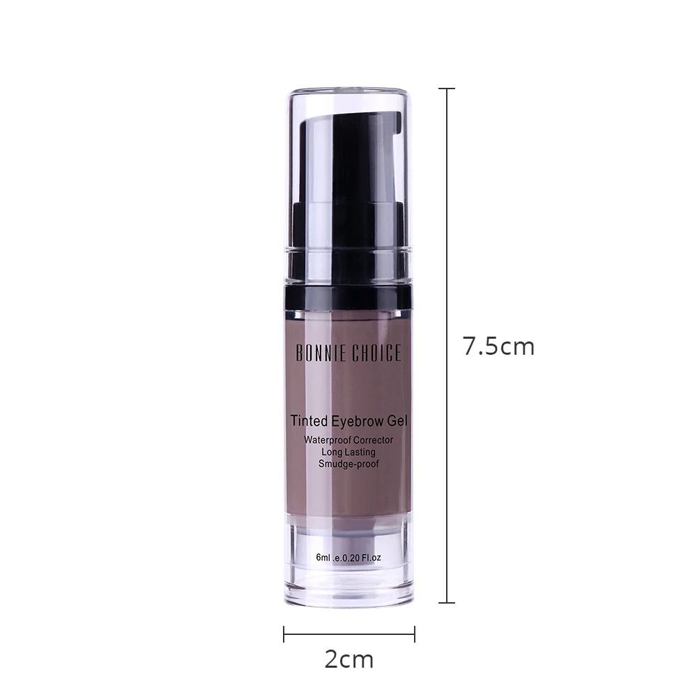 BONNIE CHOICE Eyebrow Gel 6ml Waterproof Henna Eyebrow Tint Gel Enhancer Cosmetic Eye Makeup Tool