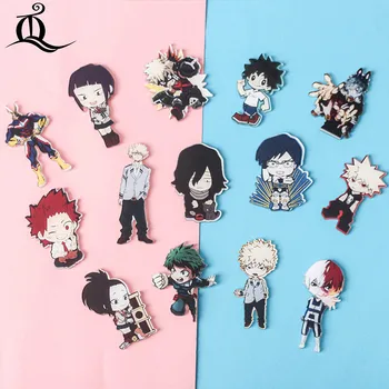 

1 PCS mix lovely My Hero Academia cartoon mix dog for Clothing Acrylic Badges Kawaii Icons on The Backpack Pin Brooch Badge Z59