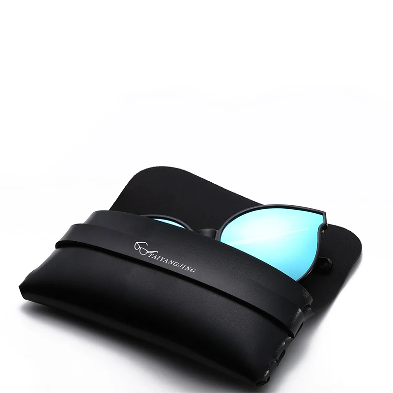 Мягкий чехол для солнцезащитных очков из искусственной кожи для женщин, большой размер, коробка для очков для мужчин, защита для очков, Чехол для очков