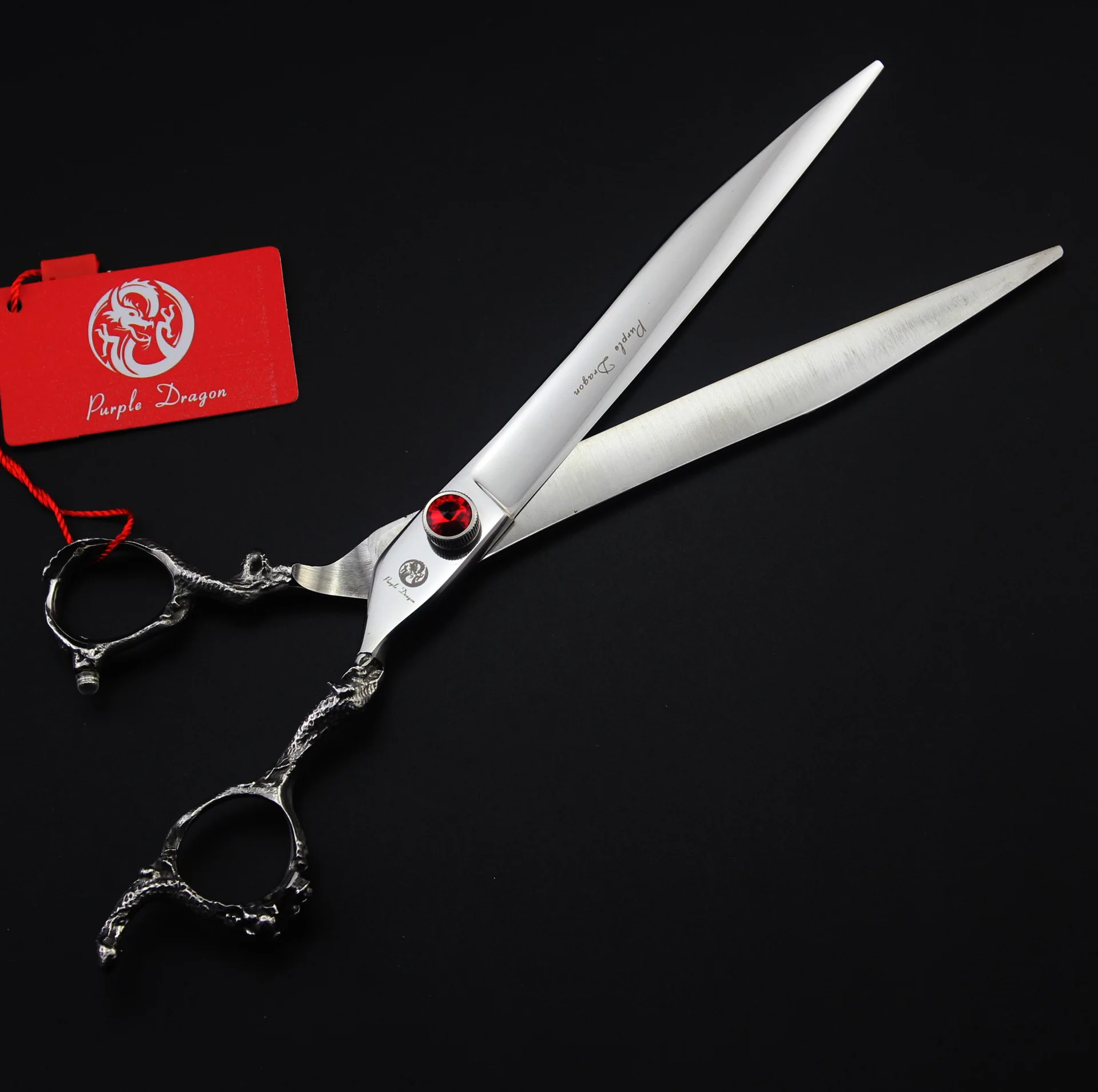 

440C: 8 inch long handle imports of high-end professional pet beauty scissors scissors to send packets