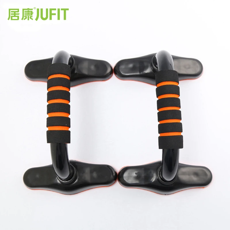 

JUFIT 1 Pair of Push Up Stands Bars Pushup for Gym and Home Training I-Shaped Exercise Training Chest Bar