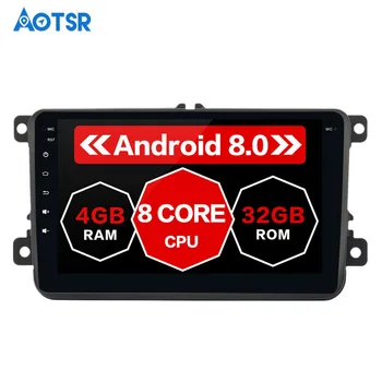 

8" Android 8.0 Car GPS Radio Player IPS Screen 4G+32G for VW Golf 5 6 Polo Passat Tiguan Jetta EOS Sharan Amarok Scirocco Video