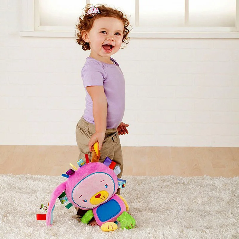 

Baby Comforting doll with BB rattles animals Rattles 0-6 years action Plush toys Appease dolls Kid's gifts