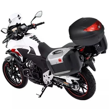 Ship From ES 36L 72L Motorcycle Trunk Waterproof Top Case Rear Storage Luggage Tool Box Black for Single Helmet Motorbike 7days