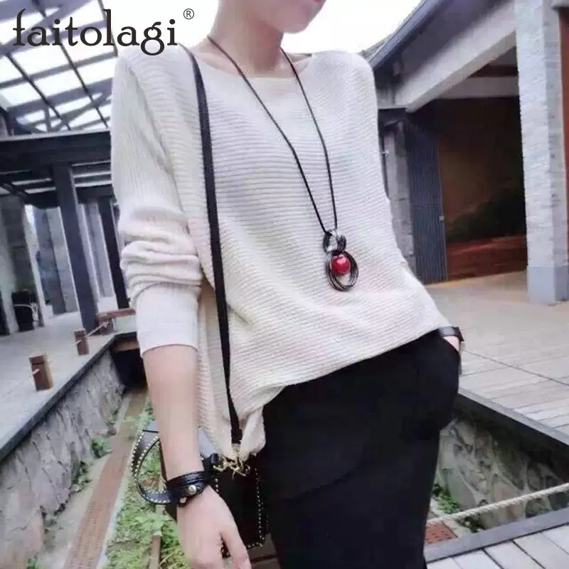 

Vintage Red Bead Pearl Ball Pendant Long Necklaces Women Jewelry Fashion Sweater Necklace Double Circles Collares