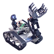 Программируемый TH WiFi FPV Танк умный робот автомобильный комплект с рукояткой для Arduino MEGA Line Patrol препятствие Избегайте версии большой/маленький коготь