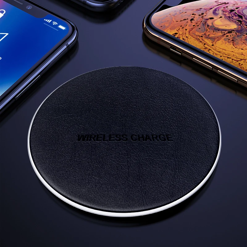 Bapick 5 Вт Qi Беспроводное зарядное устройство для iPhone 8 X Xs MAX XR plus для huawei P30 Pro samsung Galaxy S9 S8 S10 Note 8 9 зарядная подставка
