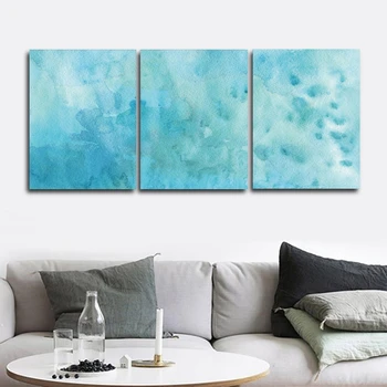

Brilliant Colours Blue Wall Pictures Poster Print Canvas Painting Calligraphy Decor for Living Room Bedroom Home Decor Frameless