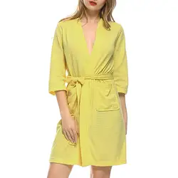 2018 летнее платье шелковые халаты для женщин пижамы сексуальный халат дамы халаты белье пижамы и халаты