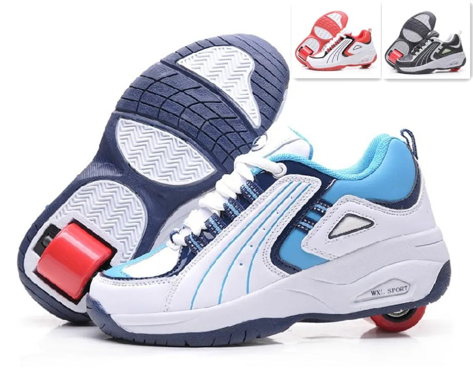 

TOP Quality Boys And Girls Roller Shoes With One Wheel Breathable Children Flying Shoes Fashion Kids Sneakers Roller Skates
