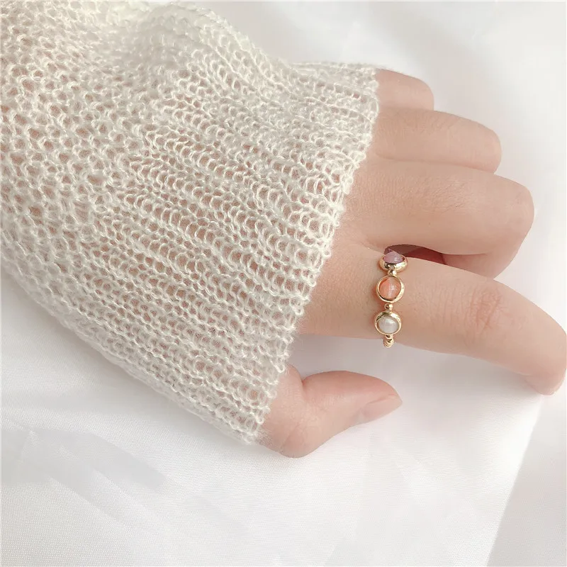 

Gold Color Twist Classical Cubic Zirconia Bead Wedding Engagement Ring for Woman Girls Austrian Crystals Gift Rings Bague Femme