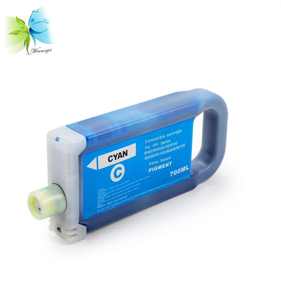 WINNERJET PFI 701 PFI701 совместимый картридж с пигментными чернилами для Canon IPF8000S IPF9000S IPF8010S